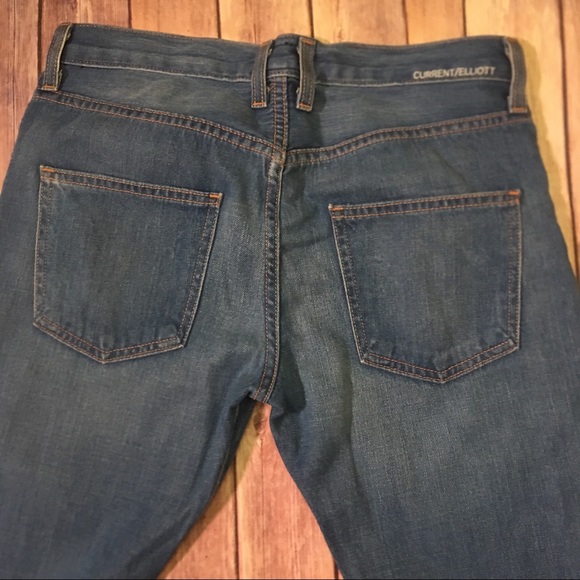 👻CUREENT ELLIOTT SUNSHADOW Boyfriend Jeans Sz 24 - Picture 7 of 8